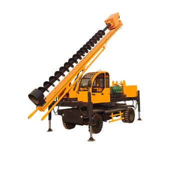  轮式螺旋钻机 