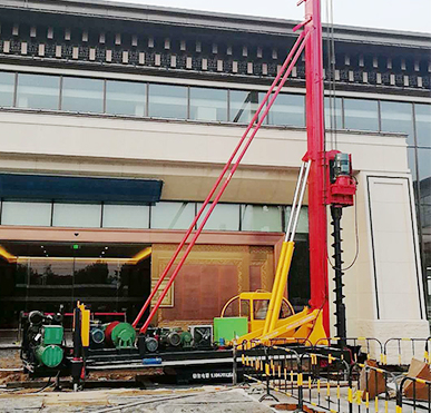 CFG钻机工作现场