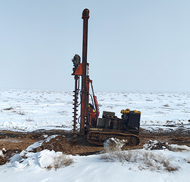 太阳能光伏电站施工现场